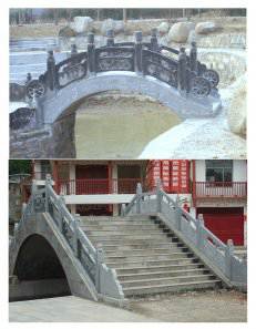 石雕欄桿、石拱橋、石欄桿