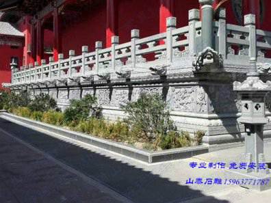 石雕欄桿、石拱橋、石欄桿
