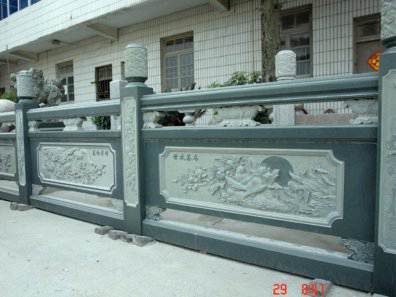 石雕欄桿、石拱橋、石欄桿