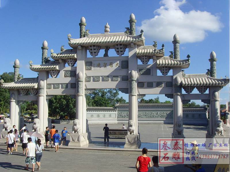 石雕欄桿、石拱橋、石欄桿