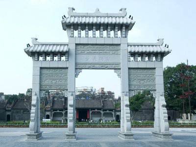 石雕欄桿、石拱橋、石欄桿
