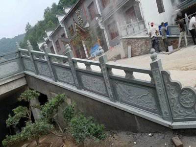 石雕欄桿、石拱橋、石欄桿