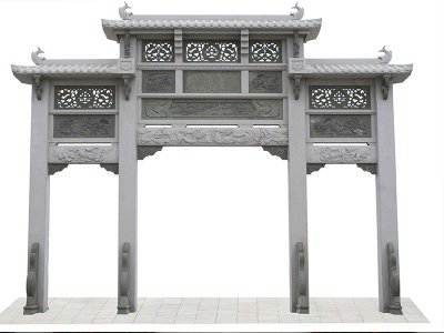 石雕欄桿、石拱橋、石欄桿