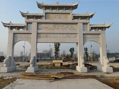 石雕欄桿、石拱橋、石欄桿