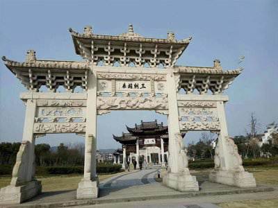 石雕欄桿、石拱橋、石欄桿