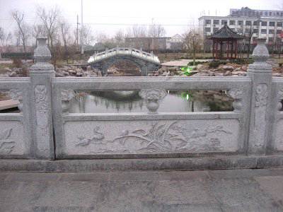 石雕欄桿、石拱橋、石欄桿