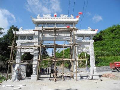 石雕欄桿、石拱橋、石欄桿