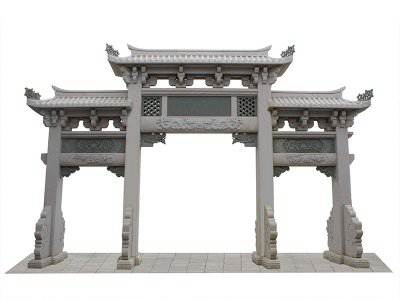 石雕欄桿、石拱橋、石欄桿