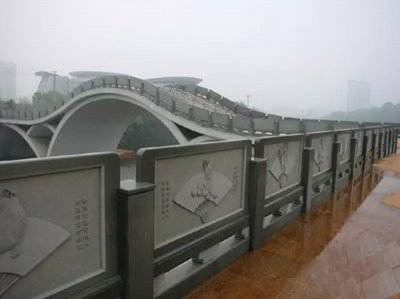 石雕欄桿、石拱橋、石欄桿
