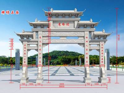 石雕欄桿、石拱橋、石欄桿