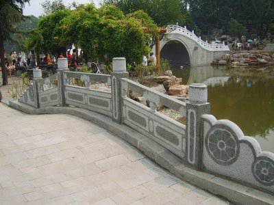 石雕欄桿、石拱橋、石欄桿