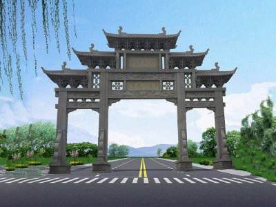 石雕欄桿、石拱橋、石欄桿