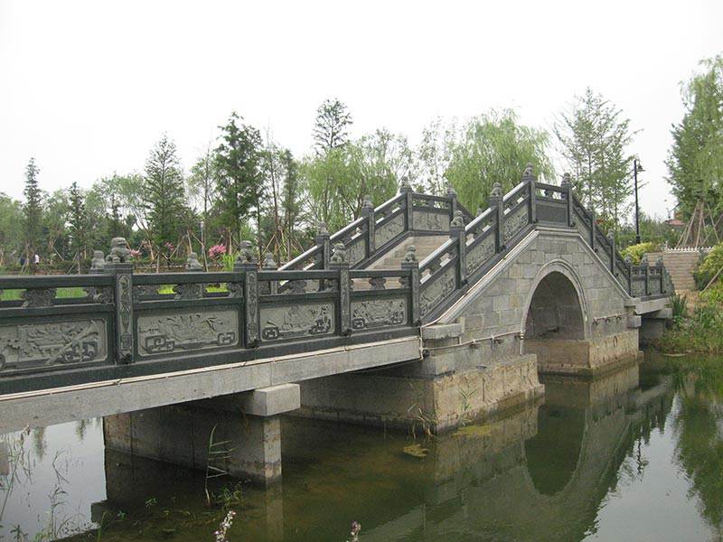 石雕欄桿、石拱橋、石欄桿