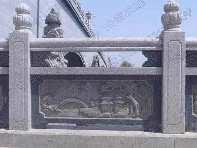 石雕欄桿、石拱橋、石欄桿