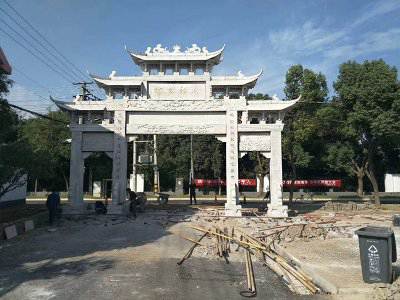 石雕欄桿、石拱橋、石欄桿