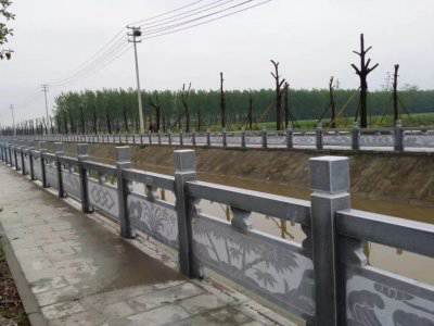 石雕欄桿、石拱橋、石欄桿