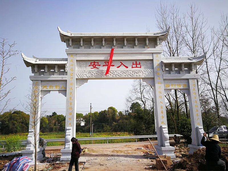 石雕欄桿、石拱橋、石欄桿