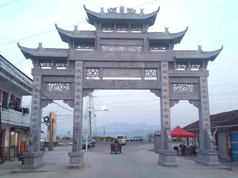 石雕欄桿、石拱橋、石欄桿
