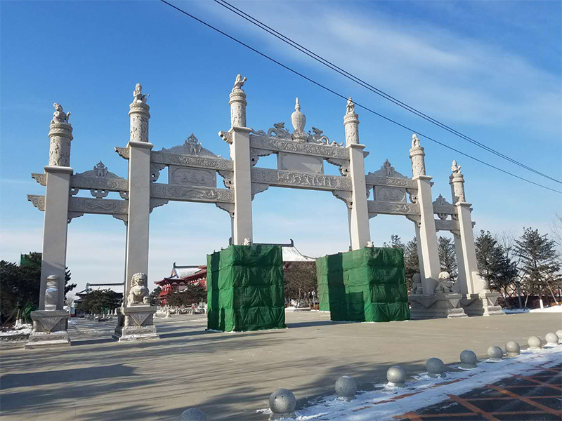 石雕欄桿、石拱橋、石欄桿